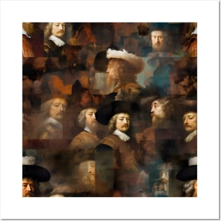 Rembrandt Paintings Mashup Posters and Art